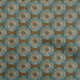 thumbnail image 1 of oneOone Cotton Silk Rust Brown Fabric Asian Mandala Craft Projects Decor Fabric Printed By The Yard 42 Inch Wide, 1 of 4