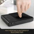 thumbnail image 2 of TIMEMORE Coffee Scale with Timer, Digital Coffee Scale with 0.1g Precise Graduation, Pour Over Drip Espresso Scale with Auto Timing Function, 2000 Grams, Black Mirror Plus, Black, 2 of 6