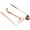 Rose Gold, variant on 3 in 1 Candle Tools Candle Accessory Set - Candle Snuffer, Candle Wick Trimmer, Candle Wick Dipper - Candle Cutter Candle Maintenance Kit Gift for Candle Lover