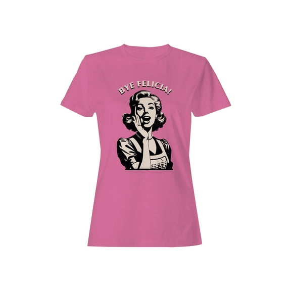 Retro "Bye Felicia!" Graphic Women's T-shirt