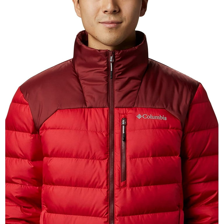Columbia Mens Autumn Park Down Jacket Mountain Red/Red Columbia Mens Autumn Park Down Jacket Mountain Red/Red