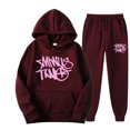 thumbnail image 1 of Sudadera con capucha y pantalones para hombre, conjunto de 2 piezas, ropa deportiva, traje de menos dos, chándal de Hip Hop Y2K, otoño xuanjing unisex, 1 of 2