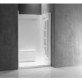 thumbnail image 2 of Anzzi SW-AZ8078 Rose 74" High X 48" Wide Alcove Shower Wall - White, 2 of 11