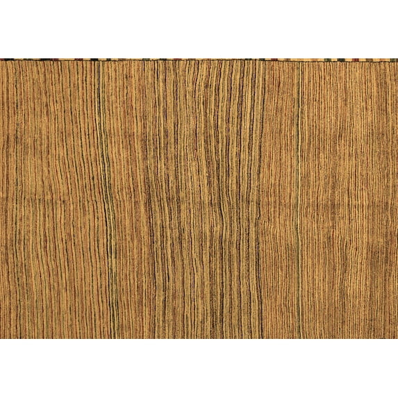 Ahgly Company Indoor Rectangle Oriental Brown Modern Area Rugs, 4' x 6'