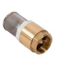 thumbnail image 5 of tooloflife Brass Foot Valve 1 Inch BSP Female Thread with Filter Gold, 5 of 5