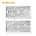 thumbnail image 6 of POWERTEC 2PK 5 Micron Outer Air Filters MERV 10 for WEN 3417 Filter Replacement & WEN 1044 1270 CFM Wood Shop Air Filtration Systems (3415/3416/AF1270), POWERTEC AF1045/AF1044 (75020-P2), 6 of 6