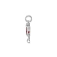 thumbnail image 5 of Synthetic Red Cubic Zirconia (CZ) Wine Glass Charm Pendant Necklace in Sterling Silver for Women, 5 of 6
