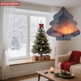thumbnail image 2 of Stylish Metal Hanging Christmas Tree Wind Spinner - Abstract Design with Vibrant Fireworks & Snowy Mountain Scene for Garden Decor, 2 of 7
