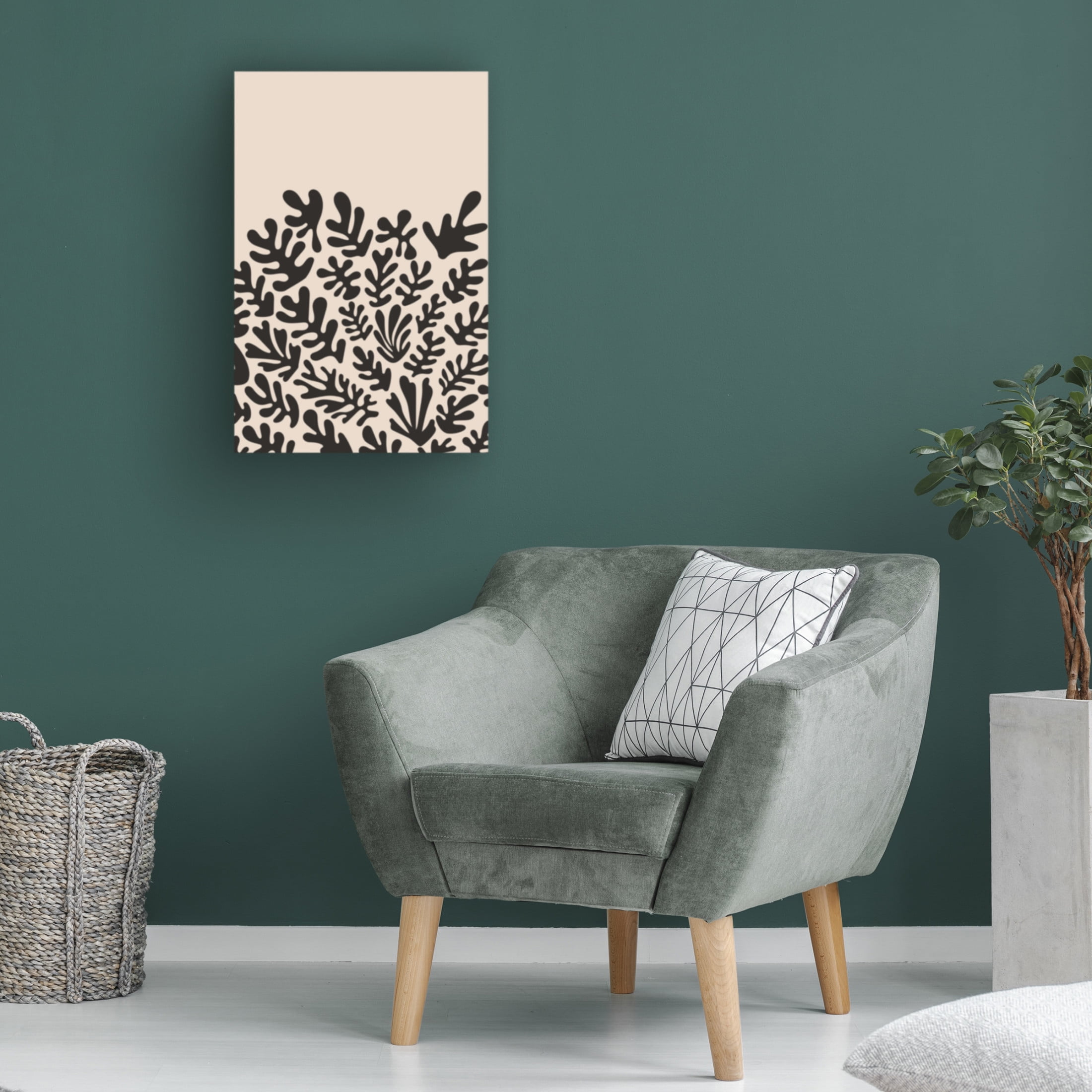 Trademark Fine Art jay stanley Henri Matisse Black Algae Collection 2 Canvas Wall Art