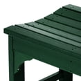 thumbnail image 5 of WestinTrends Malibu 46" Outdoor Backless Patio Bench – All-Weather Poly Lumber Garden Bench, Dark Green, 5 of 12