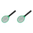 thumbnail image 3 of Moyic Fly Swatter Electric 3-Layers Mesh Pest Repeller Bug Raqueta Inalámbrico Mango largo alimentada Verde 2piezas, 3 of 6