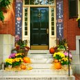 thumbnail image 3 of 1 set de la puerta de entrada de Halloween banner porche colgante banner decoraciones de fiestas de halloween, 3 of 8