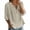 Beige, variant on Retro Embroidered Boho Tops V Neck Boho Linen Boho Gauze Tops Gauze Boho Tunic Tops Henley Neck Bohemian Tops Bohemian Tunic Shirt Summer Tops for Women White XL
