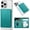 Cyan, variant on for Magsafe Wallet with 6 Card Holders, RFID Blocking [Clear ID Window] PU Leather Men Women Folio Magnetic Phone Wallet for iPhone 16/15/14/13/12/Plus/Pro/Pro Max Series, Dark Purple