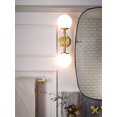 thumbnail image 4 of Moen YB0518BG Colinet Traditional 18-Inch Single Towel Bar, Brushed Gold, 4 of 5