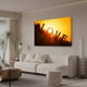thumbnail image 3 of Póster de lienzo con diseño de amor negro y metal al atardecer, decoración para dormitorio, paisaje deportivo, decoración para oficina, regalo, estilo marco, 20 x 30 cm, 3 of 8