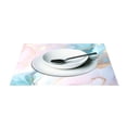thumbnail image 3 of Ryvnso 1 Piece Placemats Green Marble Dining Mats Heat-Resistant Non-Slip Washable Table Mat, 3 of 8