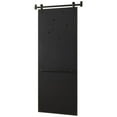 thumbnail image 3 of Bowery Hill Modern Farmhouse Barn Door Chalkboard in Black, 3 of 4
