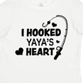 thumbnail image 4 of Inktastic I Hooked Yayas Heart with Fishing Rod Boys or Girls Toddler T-Shirt, 4 of 5
