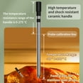 thumbnail image 4 of Wireless Bluetooth Meat Thermometer with 100M Long-Range Connection, 1000mAh Rechargeable Battery, Dual Probes & Signal Amplifier, High-Temp Ceramic Handle, Food-Grade Stainless Steel Probe, 4 of 7