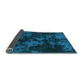 thumbnail image 2 of Ahgly Company Indoor Square Abstract Light Blue Modern Area Rugs, 3' Square, 2 of 4
