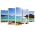 thumbnail image 2 of Blue Baja California Beach - Seashore Canvas Art Print, 2 of 3
