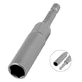 thumbnail image 4 of 1 Pcs 80mm Length 1/4" Hex DriveSocket Nut Bolt Drill Bits, 4 of 9