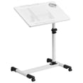 thumbnail image 1 of Scranton & Co Adjustable Mobile Laptop Cart in White, 1 of 2