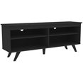 thumbnail image 1 of Meuble TV Contemporain Simple 58 Pouces - Noir, 1 of 17