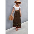 thumbnail image 4 of SIEANE Women's High Waist Maxi Skirt Boho Floral Print Long Skirts, 4 of 4