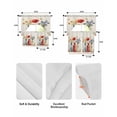 thumbnail image 5 of Red Poppy Flower Swag Kitchen Curtains Sets for Windows 24 Inch Length, Patriotic Blue Floral 4th of July Short Window Curtain Panels Swags Valances and Tiers 3 Piece Set for Cafe/Dining Room, 5 of 5