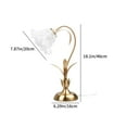 thumbnail image 3 of weibbin Flower Table Lamp Reading Lamp Bedside Vintage Flower Night Lamp Bedside Lamp Decoration Living Room Bedroom Room Lighting Table Lamp Home Decoration, 3 of 6