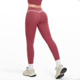 thumbnail image 4 of Women's Active Buttery Soft High Waist Inseam Full Length Yoga Leggings with Contrast Trim, 4 of 4