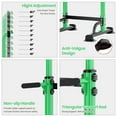 thumbnail image 2 of PROHIKER Power Tower Dip Station, Pull Up Bar Stand Power Rack with Backrest, Height Adjustable Strength Training Equipment for Fitness Home Workout, Green, 2 of 8