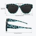 thumbnail image 7 of TINHAO Fit Over Glasses Sunglasses For Women Trendy Cat Eye Polarized Go Over Glass Sunglasses UV400 Protection, 7 of 7