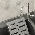 thumbnail image 3 of Wall-mounted Kitchen Utensil Holder Cutlery Rack Draining Storage Organizers, 3 of 10