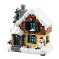 thumbnail image 2 of Navidad miniatura casa Kit realista Mini 3D resina casa Sala artesanía con luces Día de los niños regalo de cumpleaños decoración de Navidad segundo Soledad estado de pueblo pueblo, 2 of 8