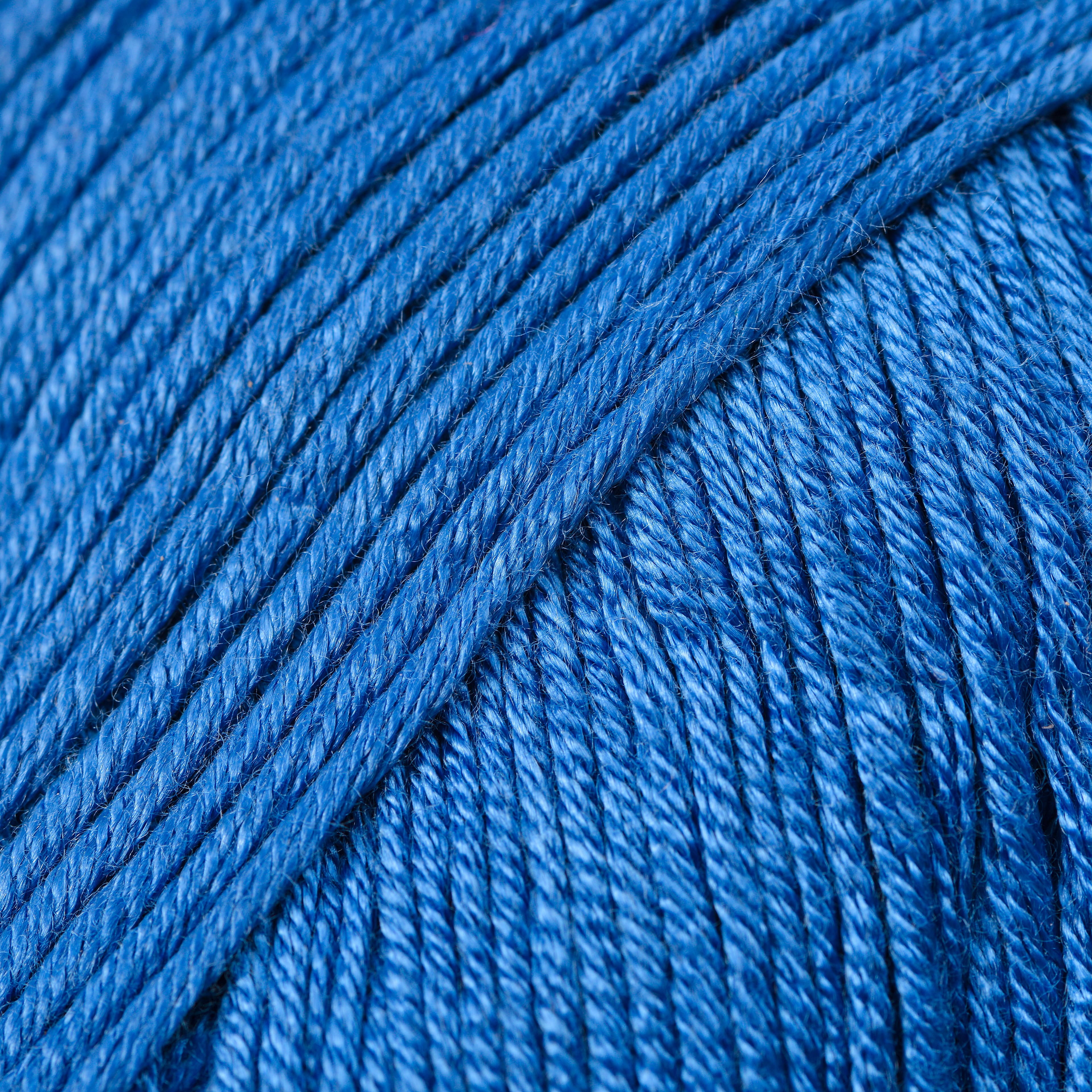 Loops & Threads Soft Cobalt Silky Soft Yarn - Light Weight Yarn for Knitting, Crochet, Weaving, Arts & Crafts, 15 Pack