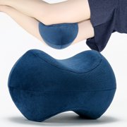 Sprifallbaby Memory Foam Knee Pillow Wedge-Shaped Solid Color Appearance Bed Cushion Support Accessories