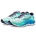 thumbnail image 3 of Mizuno Chaussures de Course Wave Sky 7 pour Femmes, Verre Biseauté-Blanc, 8.5, 3 of 4