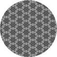 thumbnail image 1 of Ahgly Company Indoor Round Patterned Gray Wolf Gray Area Rugs, 3' Round, 1 of 6