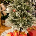 thumbnail image 4 of Kacho 6.5FT Pre-lit Artificial Christmas Tree with Lights, Artificial Xmas Tree, Prelit Christmas Tree for Indoor Outdoor Yard Decorations, Metal Base Stand for Home, Office, Party Decoration, Green, 4 of 7