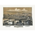 thumbnail image 2 of Fowler 24x19 Black Ornate Wood Framed with Double Matting Museum Art Print Titled - Tullytown Pennsylvania - Fowler 1887, 2 of 4