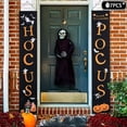 thumbnail image 1 of Hocus Pocus Halloween Banner, 2pcs Halloween Decorations Outdoor Signs for Front Porch Decor, Halloween Door Decorations, Fall Decor, 1 of 7