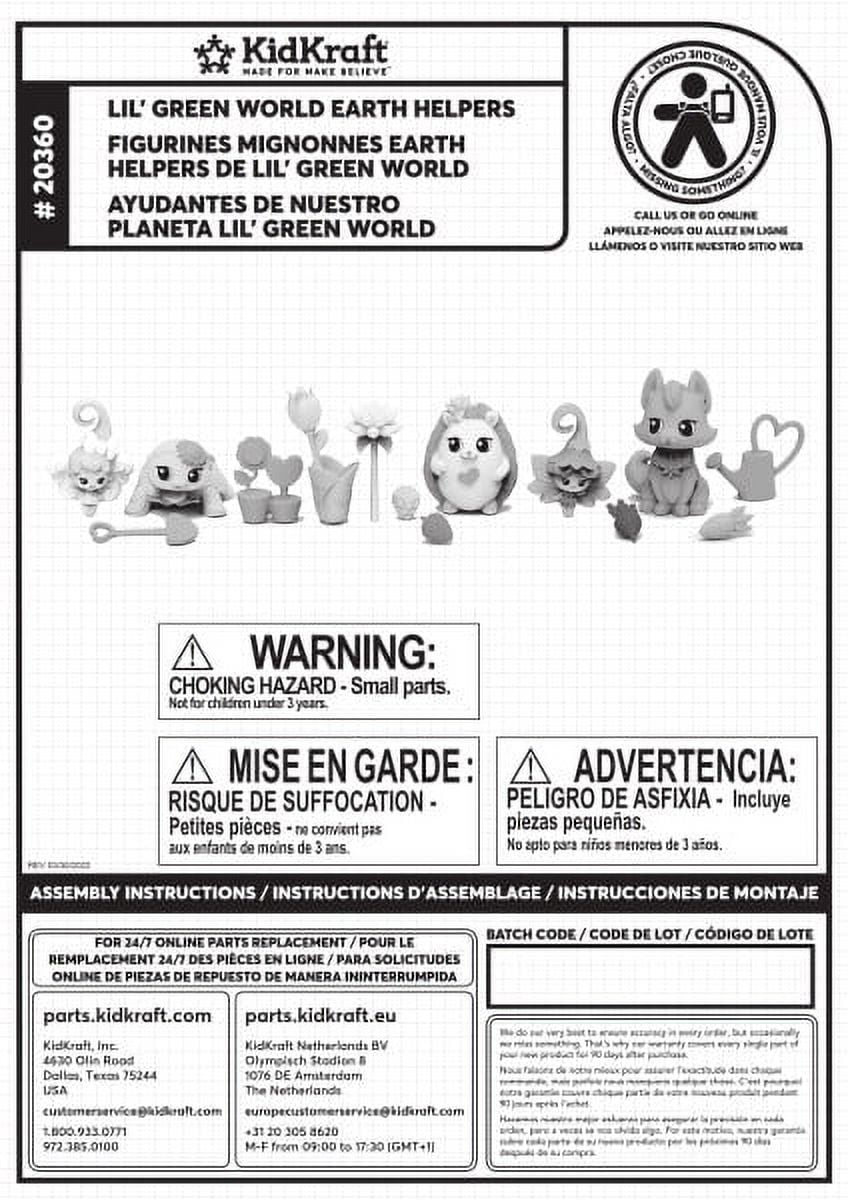KidKraft Lil' Green World Earth Helpers Figures, 15 Pieces