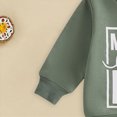 thumbnail image 7 of NOLDARES Kids Toddler Boy Clothes 2 Piece Long Sleeve Print Pattern T-Shirt Jogger Pants Warm Fall Winter Outfits Set Size:3-6 M,Green, 7 of 7