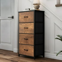 Uforic 4 Drawer Dressers for , Fabric Organizer Unit for Living Room, Closets, Sturdy Steel Frame & Wooden Top