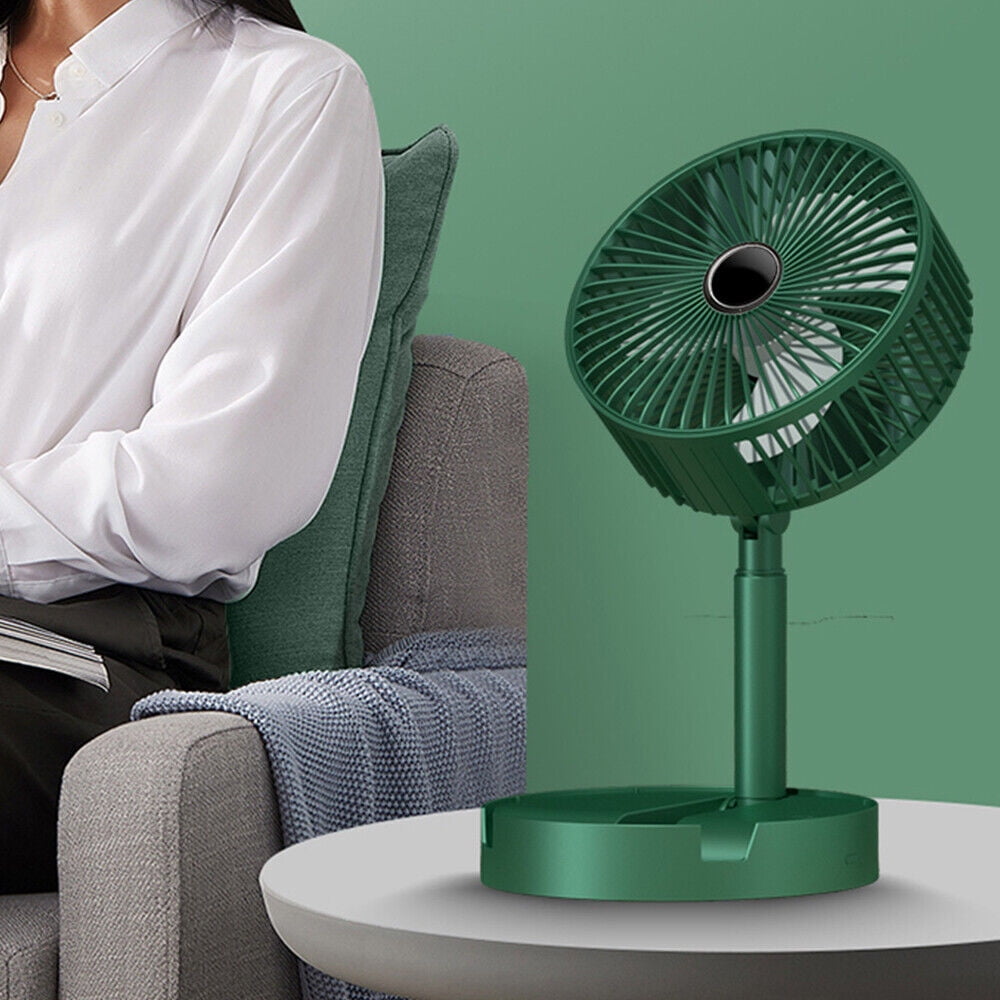 JAHY2TECH 3-Speed USB Rechargeable Foldable Portable Desk Fan