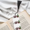 thumbnail image 6 of Kdxio Vintage Buffalo Plaid Christmas Camper Print Metal Tassel Bookmarks,Perfect Gift for Art Lovers and Bookworms Metal Bookmarks for Women, 6 of 8
