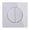 Grey, variant on 2 Gang Reset Pulse Switch Momentary Contact Push Button Wall Light Switch Gray Grey White Black Glass Panel R11 Series